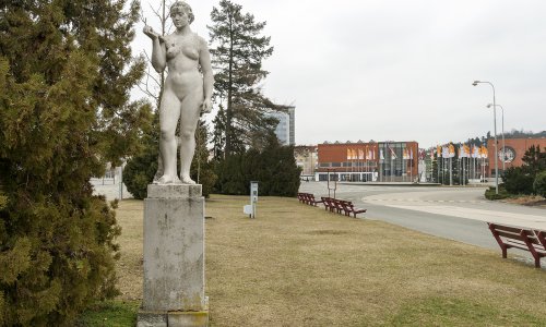  Socha Žena s kaktusem