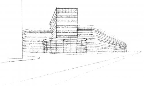 C381 Návrh na zástavbu nároží ulic Koliště a Milady Horákové