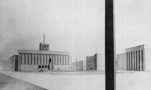 C375 Soutěžní návrh na Akademické náměstí a Nejvyšší soud