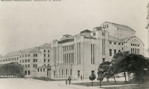 B099 Wettbewerb für den Entwurf des Tschechischen Nationaltheaters